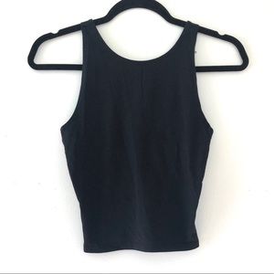 ABERCROMBIE & FITCH | Black Halter Tank